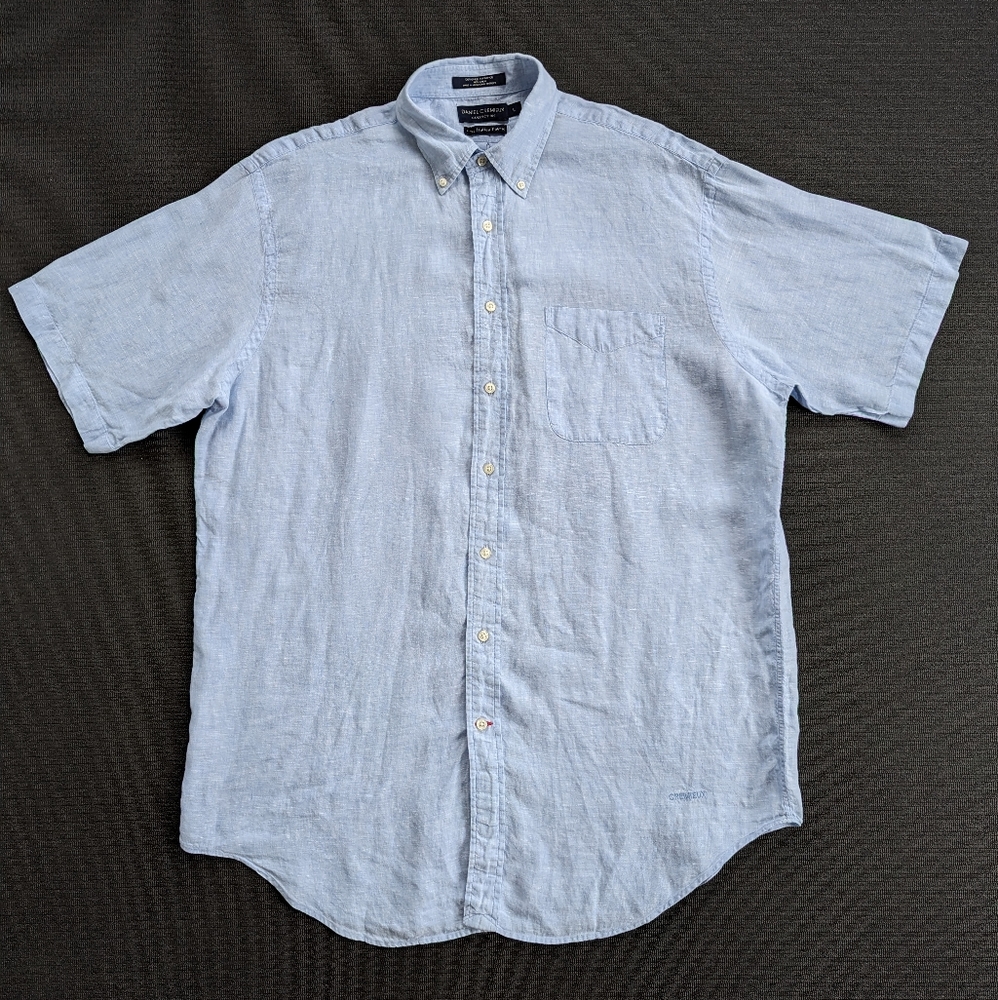Daniel Cremiuex Collection Short Sleeve Linen Button Down